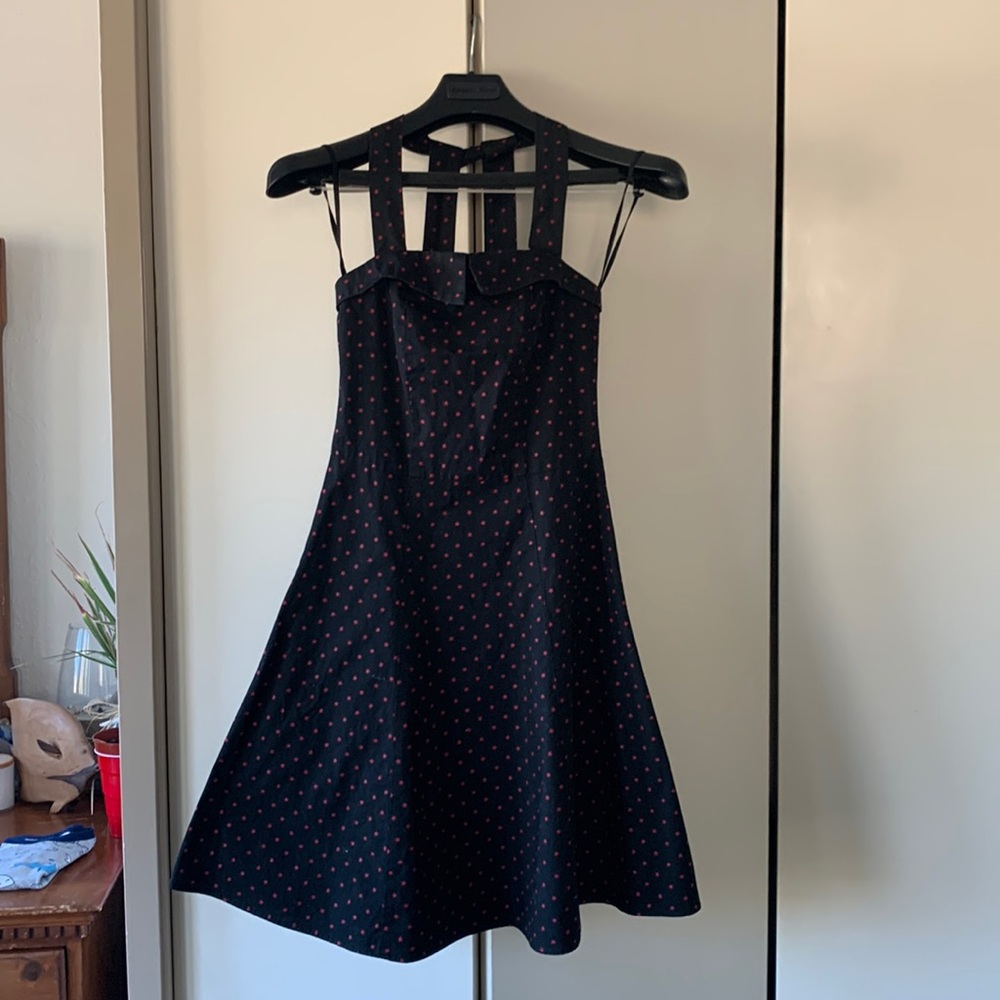 Morbid Threads Hot Topic halter dress XS